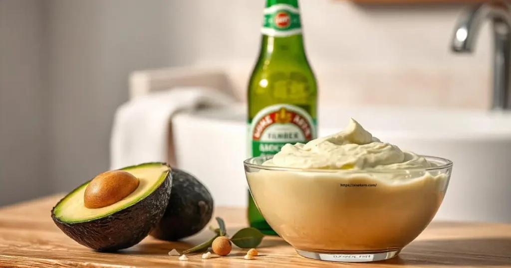 Avocado and Beer Hair Mask