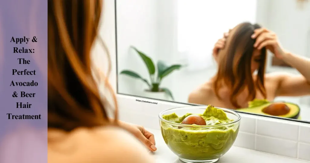 Avocado and Beer Hair Mask